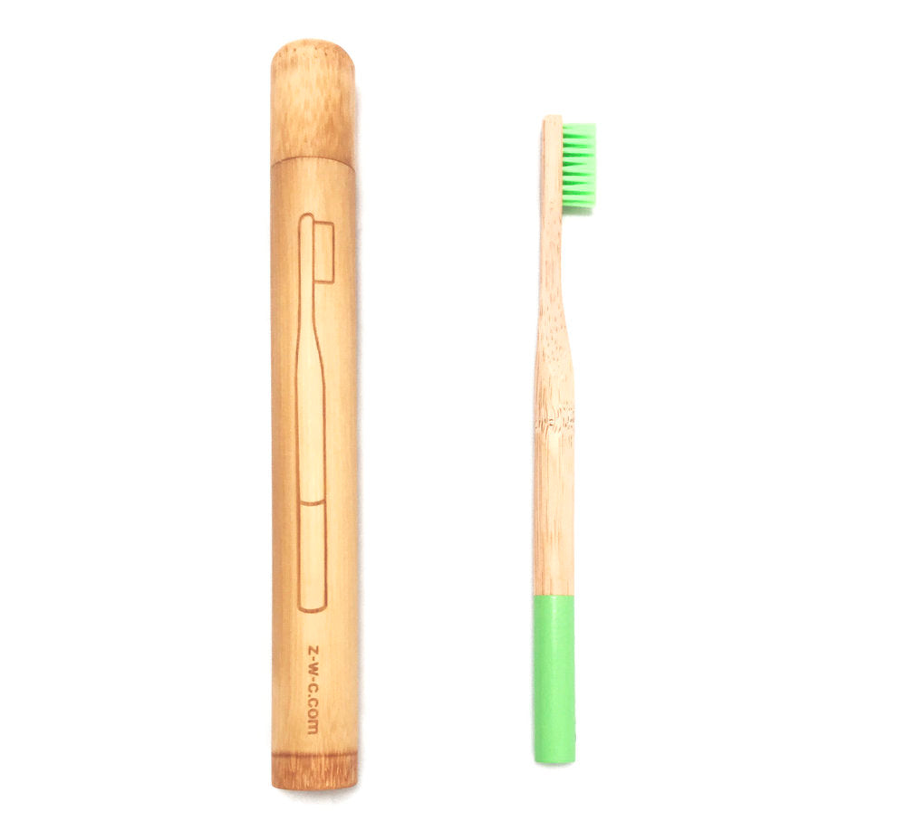 Bamboo Travel Case For Toothbrush