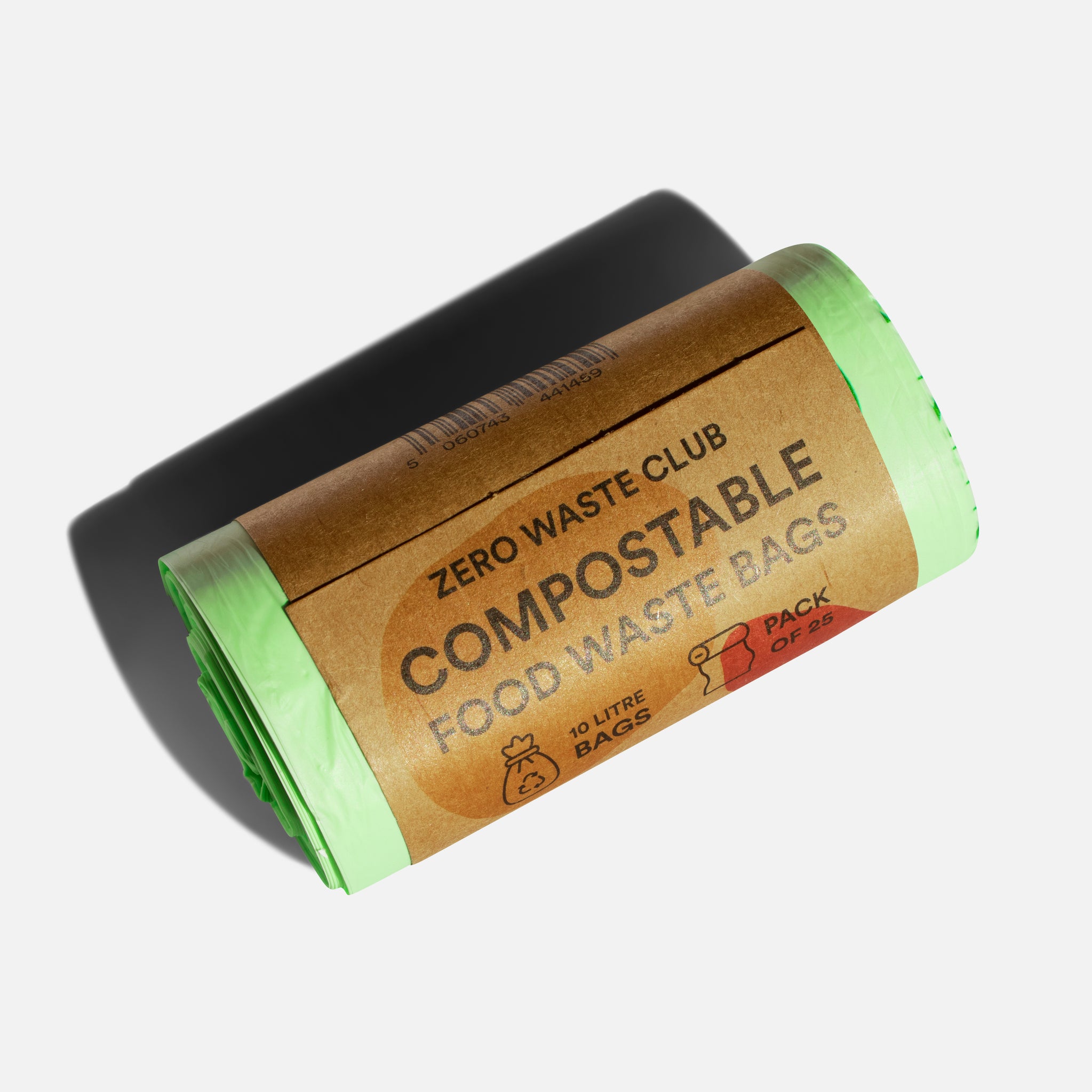 Compostable Bin Bags - Pack of 25 - 10 Litre Bags