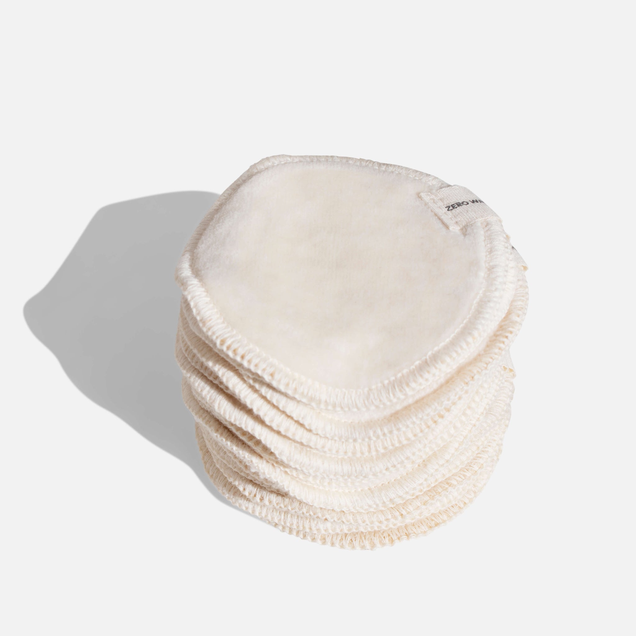 Organic Cotton Make Up Remover Pads & Wash Bag - Pack of 16 - Cream